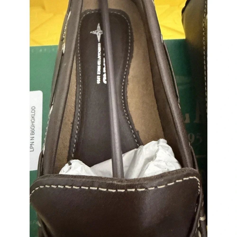 NWT Eastland Marcella Driving Moccasins LOAFERS Slip On FLATS Brown 9,5